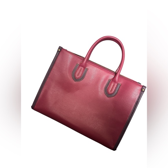 ANNA SUI Studded Leather Two-way Handbag - Picture 3 of 14